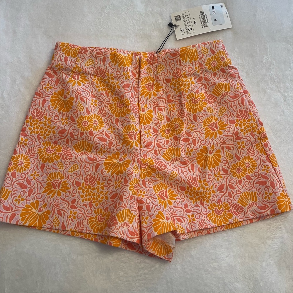 Zara printed shorts
